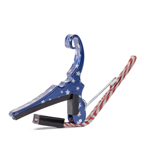 Kyser 6 Acoustic Quick-Change Capo for 6-String Guitars Stars & Stripes