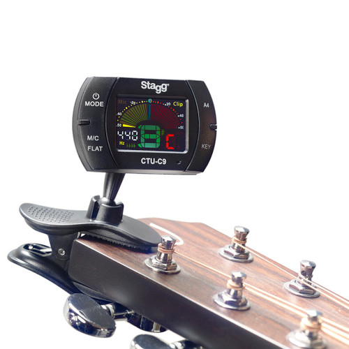 Stagg Clip Tuner Chromatic with Micro Stagg Clip Tuner Chromatic with Micro