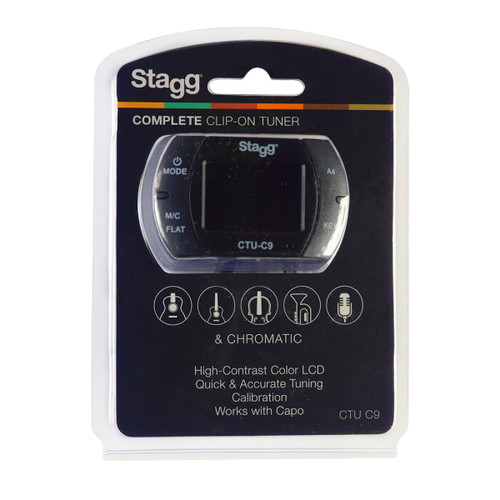 Stagg Clip Tuner Chromatic with Micro Stagg Clip Tuner Chromatic with Micro