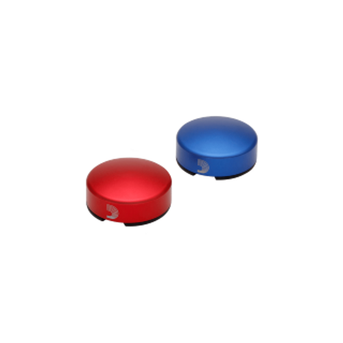 D'addario  XPND Footswitch Topper, blue/red 2-pack