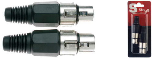 Stagg B925H Professional female XLR plug - 2 pcs