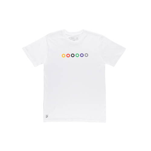 D'Addario Ball End T-Shirt, White, Large