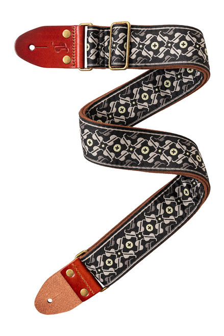 Stagg Woven Nylon Strap -30th Grey