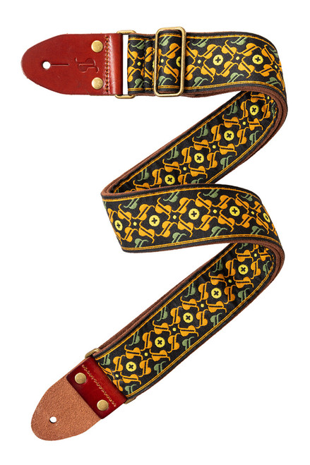 Stagg Woven Nylon Strap -30th Orange