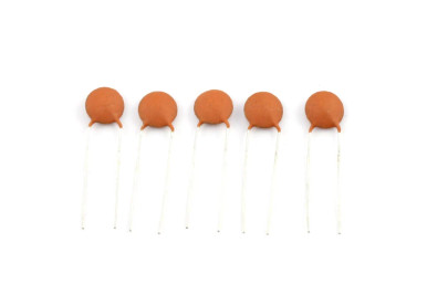 Ceramic Disk Capacitors 0 1 Mfd 5 Pack