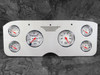 GMC Truck billet aluminum dash insert w / Auto Meter Arctic White gauges 1955-59