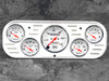 Chevy Car Billet Aluminum Dash Insert w/ Auto Meter Arctic White gauges 1937-38