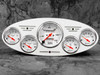 Ford Car billet aluminum dash insert w/ Auto Meter Arctic White gauges 1932