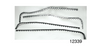 1956-1957 Chevy Rear Door Panel Metal Bands, 4-Door Sedan, 4-Door Wagon, Rear