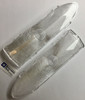 1952 Chevy Car Park Light Lens Clear Plastic. Pair