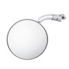 4" CURVED ARM PEEP MIRROR WITH CONVEX MIRROR GLASS LEFT OR RIGHT