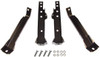 1967-1972 Chevy/GMC Trucks Rear Bumper Bracket Set, Fleetside or Stepside With Frame Hardware