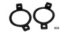 1955-1957 Chevy License Lens Gasket, Wagon, Nomad, Sedan Delivery, 1955 Sedan, Hardtop, Convertible