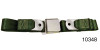 1955-1957 Chevy Driver Quality Rear Seat Belt Set, Dark Green