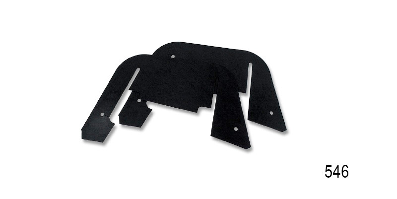 19551956 Chevy AArm Dust Shields, Pair Restoration Auto Supply