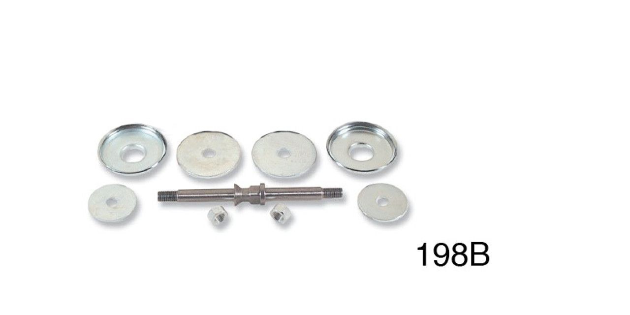 1955-1957 Chevy Motor Mount Washers & Shafts Kit, V8 And 6 Cylinder