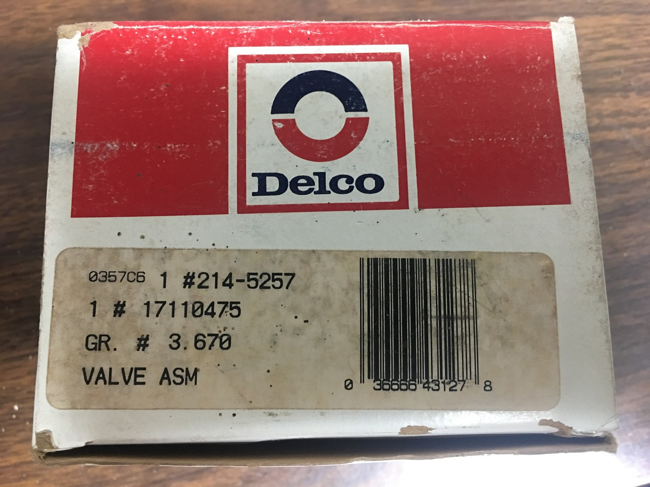 EGR valve 17110475