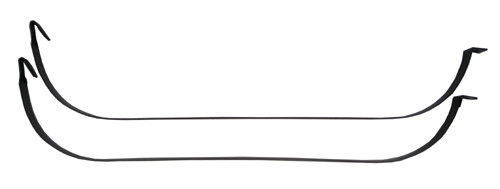 1955-1957 GAS TANK MOUNTING STRAPS(HARD TOP & SEDAN)