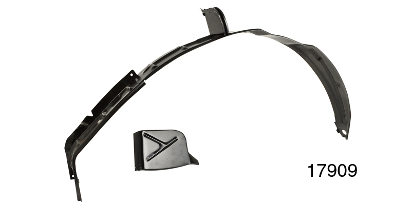 1956-1957 Chevy Complete Outer Wheel Housing w/ Extension, Driver Side, Hardtop