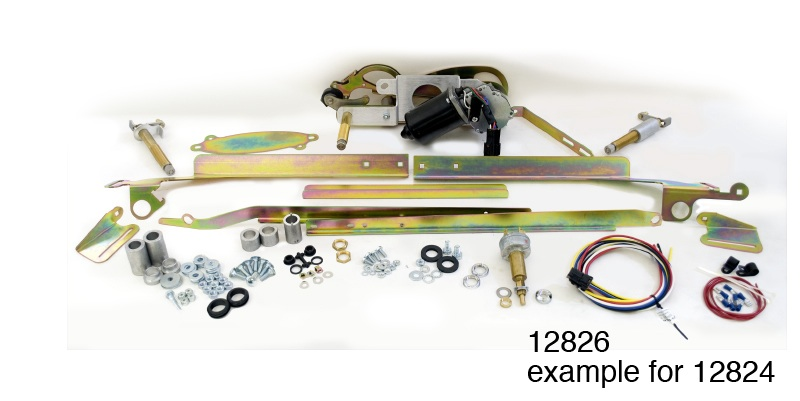 1955-1956 Chevy Car Windshield Wiper Kit with 2 speed switch - Restoration  Auto Supply