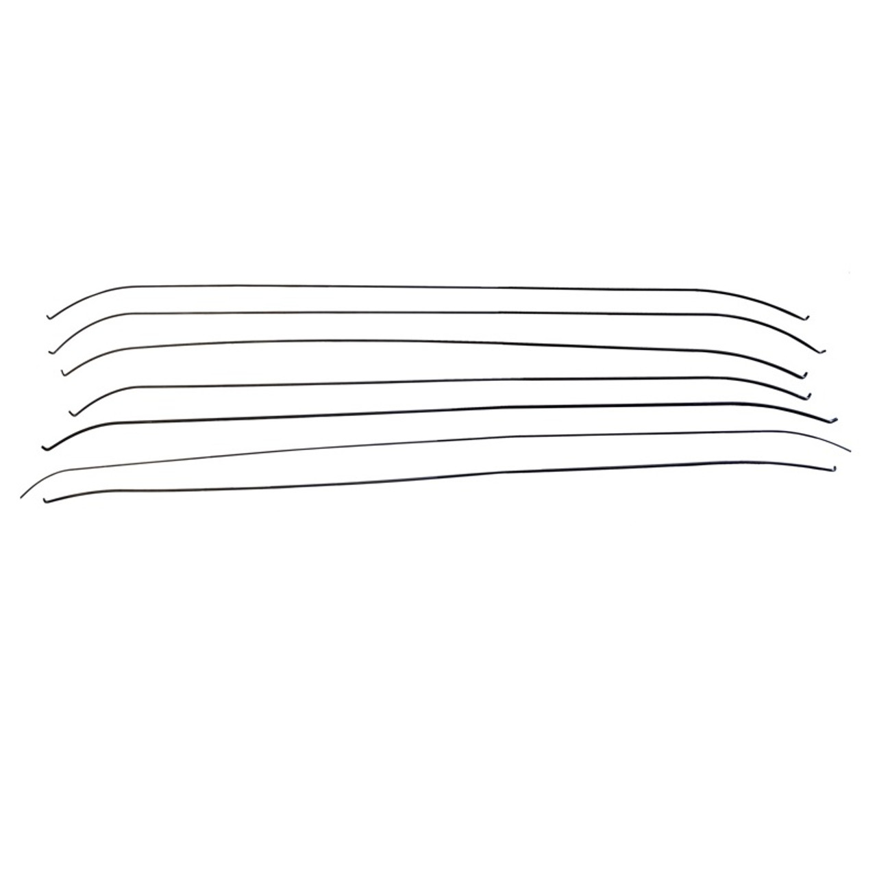 1955-1957 Chevy Headliner Bow Set, 2 & 4-Door Sedan