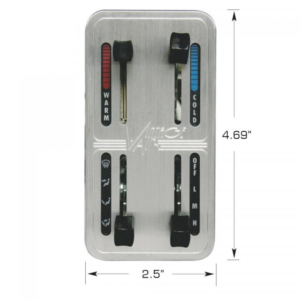 Gen II Vertical 4-Lever Machined-Face Upgrade Control Panel