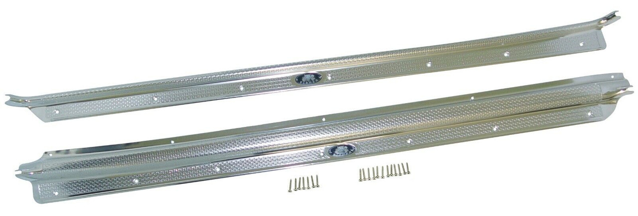 1949-1952 Chevy Car Door Sill Plates 2 Door Hardtop
