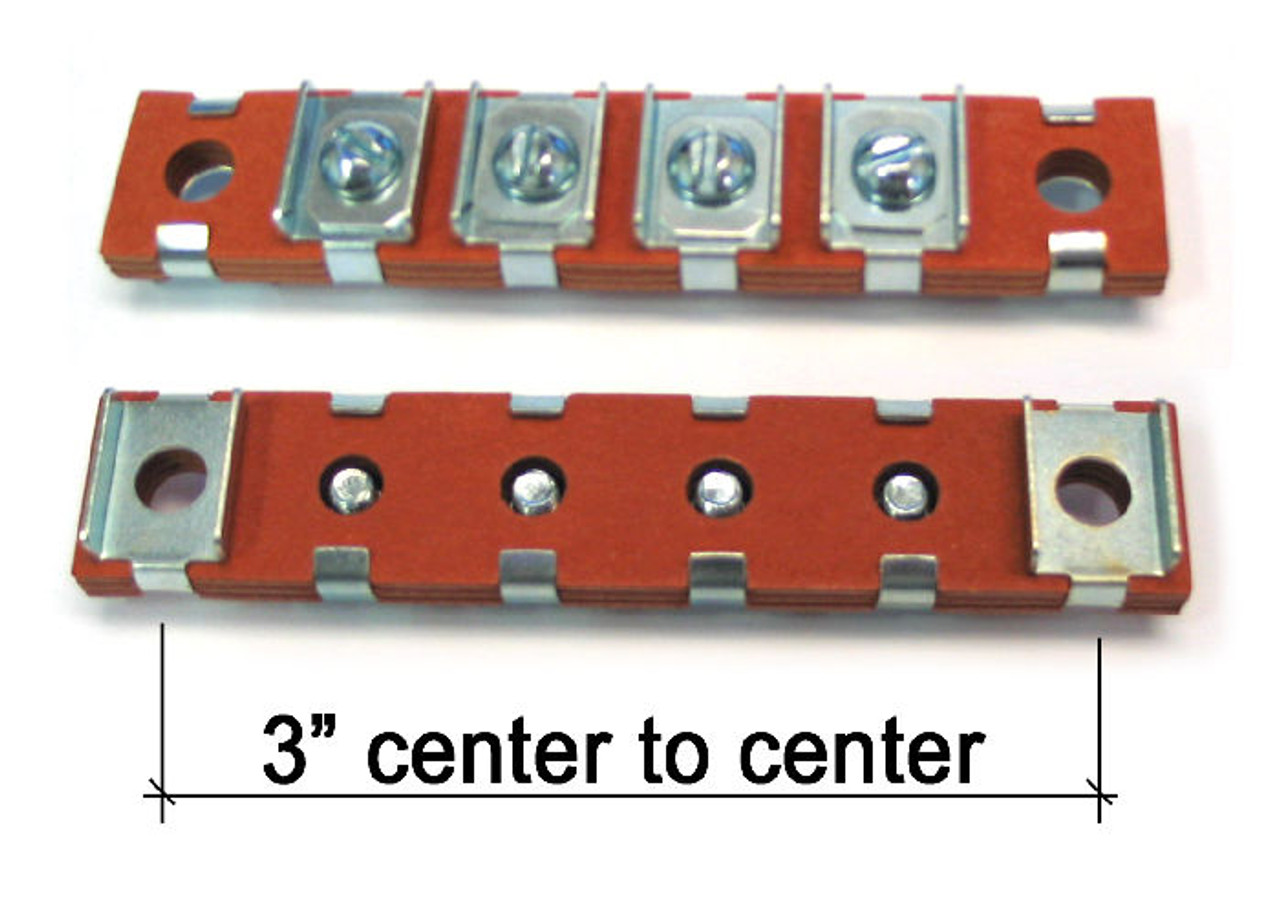 1937-1954 Chevy Car Headlamp Wiring Junction Block 4 Terminal