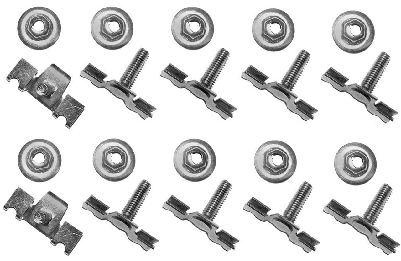 1953-1954 Chevy Car Rear Gravel Guard Clips Set