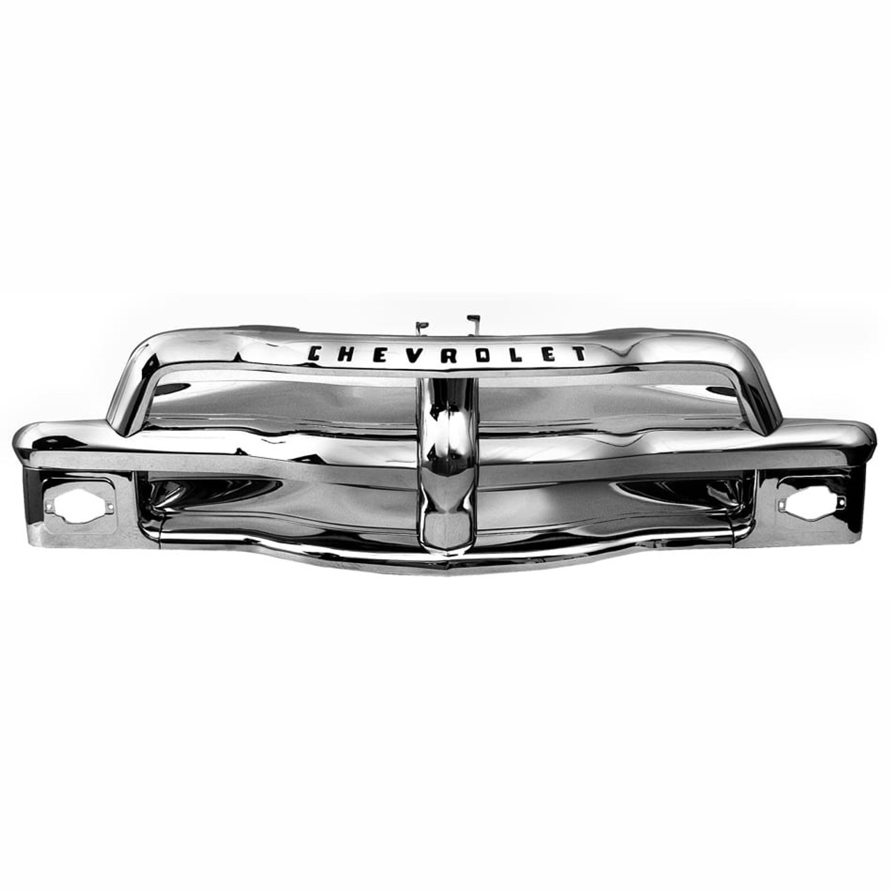 1954-1955 1st Series Chevy Truck Chrome Grille With Black Painted Details