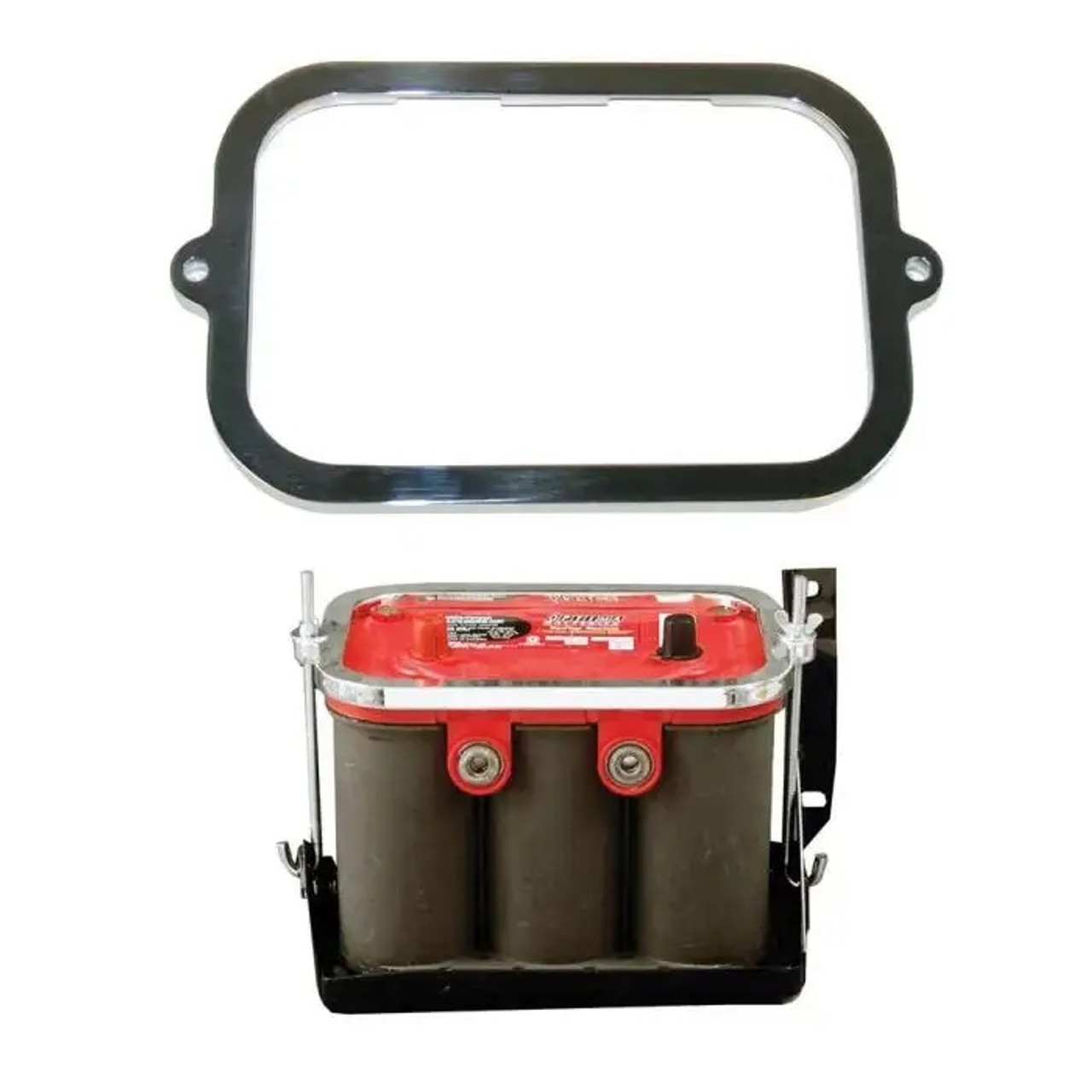 1955-1956 Chevy Car Optima Battery Hold Down Kit