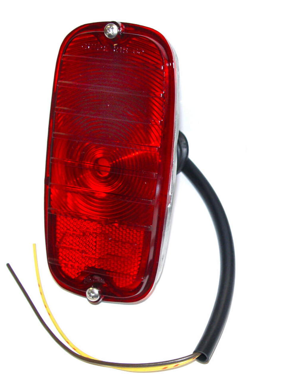 1962-1966 Chevy Truck Tail Light Assembly L/H, Fleetside, With Wire Leads