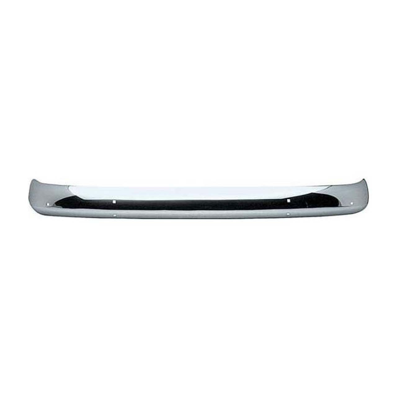 1955-1959 Chevy/GMC Truck Front Bumper. Chrome without License Plate Bracket Holes.