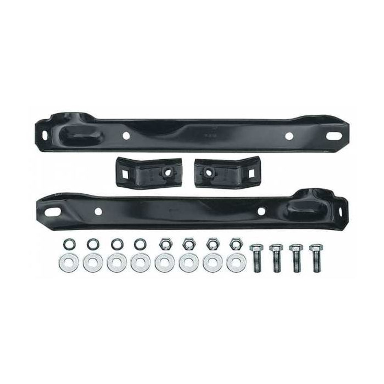 1971-1972 Chevy Trucks 4WD Front Bumper Bracket Set With Frame Hardware. Set