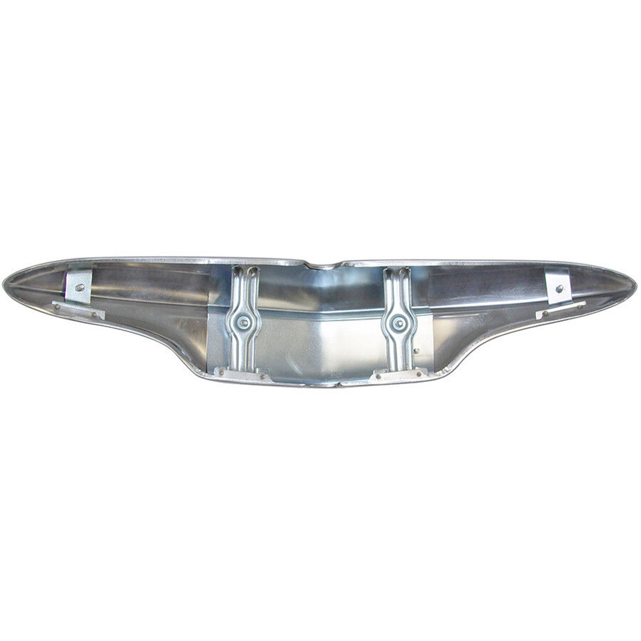 1954-1955 1st Series Chevy Truck Front Hood Emblem Polished Stainless Steel with Painted Details