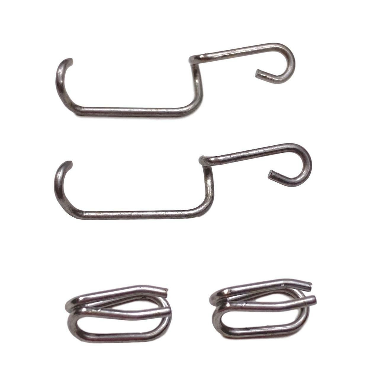 1955-57 Chevy Nomad Lower Tailgate Clips, Set of 4
