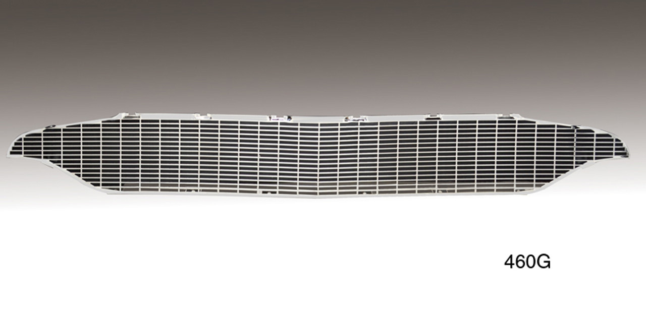 1957 Chevy 210 & 150 Silver Grille, Custom for Smoothie Style Bumper w/ Grille Bar Delete