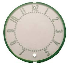 1955-1956 Chevy Clock Face Dash Lens, Standard & Automatic, Also 1958-1962 Corvette