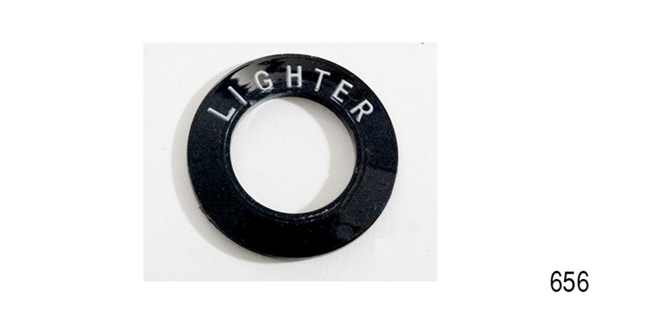 1955-1956 Chevy Lighter Dash Bezel, Plastic