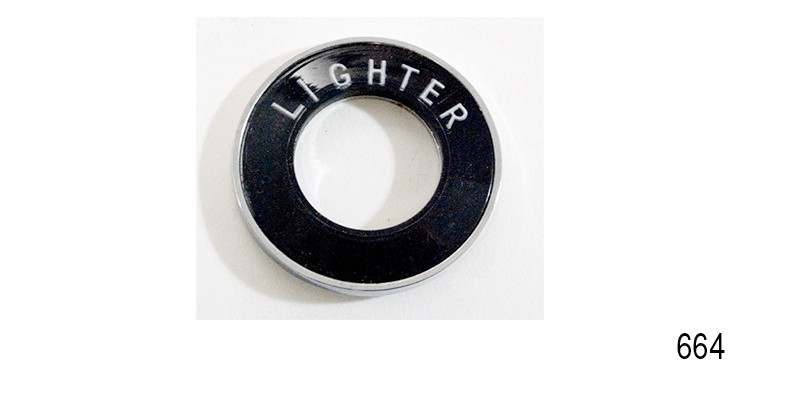 1955-1956 Chevy Lighter Dash Bezel with Chrome Plate
