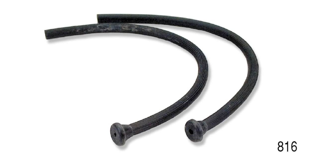 1956-1957 Chevy Rear Glass Drain Seals, 4-Door Hardtop, 1957 Sedan (Trim to Fit)