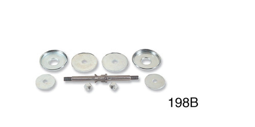 1955-1957 Chevy Motor Mount Washers & Shafts Kit, V8 And 6 Cylinder