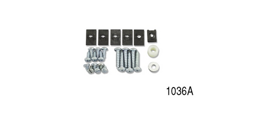 1955-1956 Chevy Deluxe Heater Assembly Fasteners