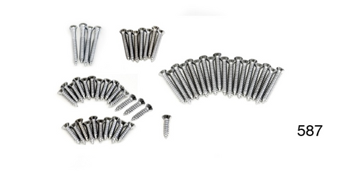 1956-1957 Chevy Interior Trim Screw Set, 4-Door Sedan