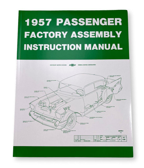 1957 Chevy Chevrolet Factory Assembly Manual