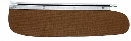 1955-1957 Chevy Car Sunvisor, Plain Fiberboard with Rod, Each (All Except Convertible)