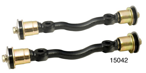 1955-1957 Chevy Car Upper Offset A-Arm Shafts, with Polyurethane Bushings, Pair