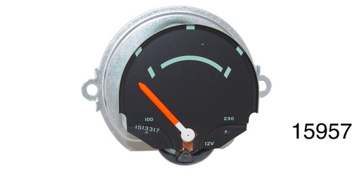 1957 Chevy Car New Reproduction Electrical Temperature Gauge