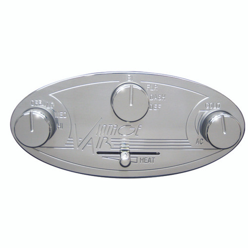 Gen II Streamline ProLine™ Oval Control Panel with Polished Finish