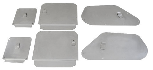 1955-1957 Chevy Access Hole Cover Set, Door and Side Window, Hardtop